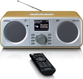 Lenco Lenco DIR-141WD Stereo internet Radio mit DAB+, FM (Holz)