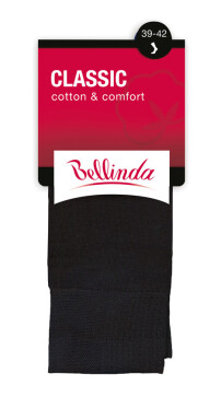 Model 15436009 ponožky model 15436009 CLASSIC SOCKS černá Bellinda Velikost: