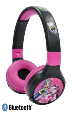 Lexibook Monster High / Detské bluetooth slúchadlá / Skladacie / Bluetooth 5.0 / Limit hlasitosti 85dB (HPBT010MH)