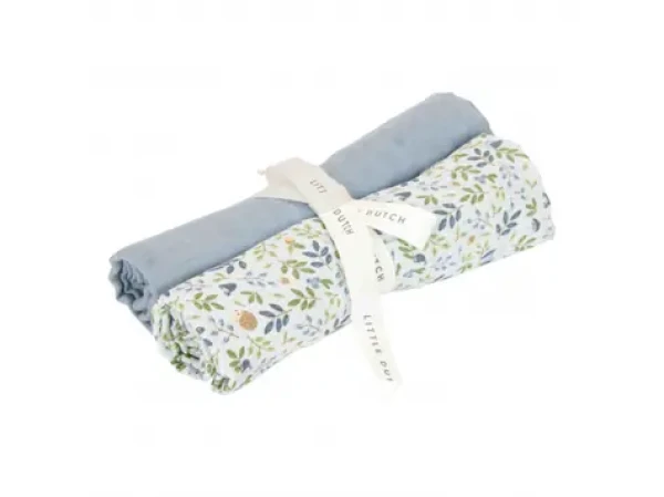 Little Dutch Plienky 70x70cm Forest Adventure Denim Blue 2 ks (TE51844030LD)