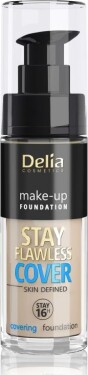 Delia Cosmetics Stay Flawless Cover krycí make-up 16H 505 Honey 30 ml