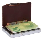 Kožená mini peňaženka Mondraghi Silhouette Edelweiss Brown
