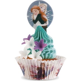Jedlý papier špíz na muffiny Frozen 20 ks 6,5x4 cm - Dekora - Dekora