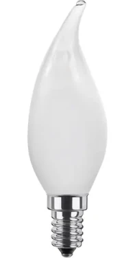 SEGULA LED sviečka Windstoß matná / Žiarovka / E14 / 3,2 W / 270lm / 2700K / stmievateľná (55316)