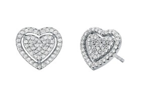 Michael Kors Srdiečkové náušnice so zirkónmi Kors Love MKC1750CZ040