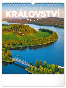 NOTIQUE Nástenný kalendár Vodné kráľovstvo 2026, 30 x 34 cm (PGN-35751-L)