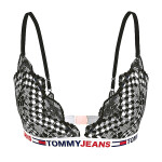 Dámska čipkovaná podprsenka Undersized Jeans UW0UW03829-BDS - Tommy Hilfiger M