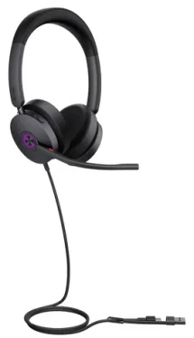 Yealink UH48 / Slúchadlá / S mikrofónom / Cez hlavu / USB-C/USB-A / UC (UH48 DUAL UC USB-C/A)