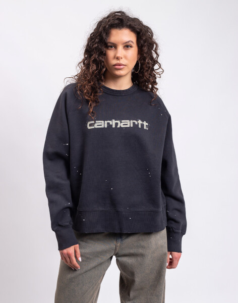 Carhartt WIP W' Painter Sweat Black destroy wash XS