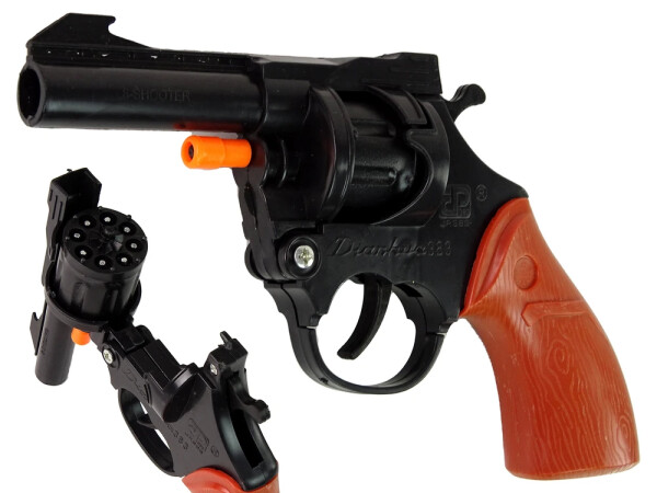 Mamido Revolver na praskacie kapsule, hukový, čierny