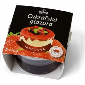 Zákusková glazúra jahodová 200 g - Kovandovi - Kovandovi