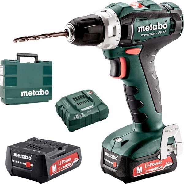 Metabo PowerMaxx BS 12 12 V 2 x akumulátor 2 Ah