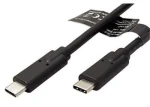 Roline USB-C(M) - USB-C(M) čierna / USB kábel / USB 3.2 Gen 2x2 / 20 Gbps / PD 100W / 1 m (11.02.9071)