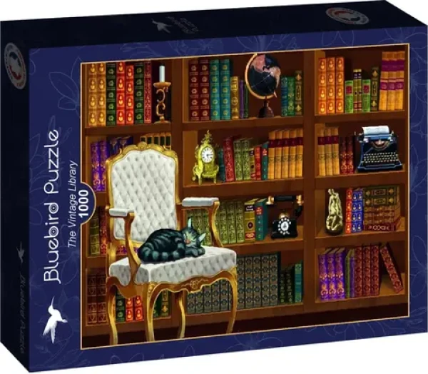 BlueBird Puzzle Vintage knižnica