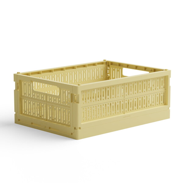 Made Crate Skladacia prepravka Lemon Cream - midi