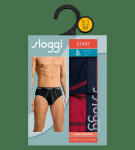 Pánske nohavičky Start Midi C2P box MODRÁ DARK COMBINATION MODRÁ kombinácia M008 SLOGGI BLUE