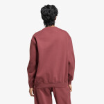 Mikina adidas Essentials Crew Long Fleece Sweatshirt Quiet Crimson XL