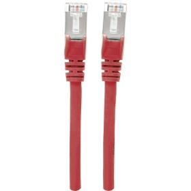 Intellinet 319126 RJ45 sieťové káble, prepojovacie káble CAT 6A S/FTP 5.00 m červená fóliové tienenie, tienenie pletivom, bez halogénov 1 ks; 319126
