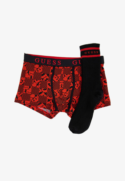 Pánsky set boxerky a ponožky U0BG19JR003 - F225 - viacfarebná - Guess XL vícebarevná