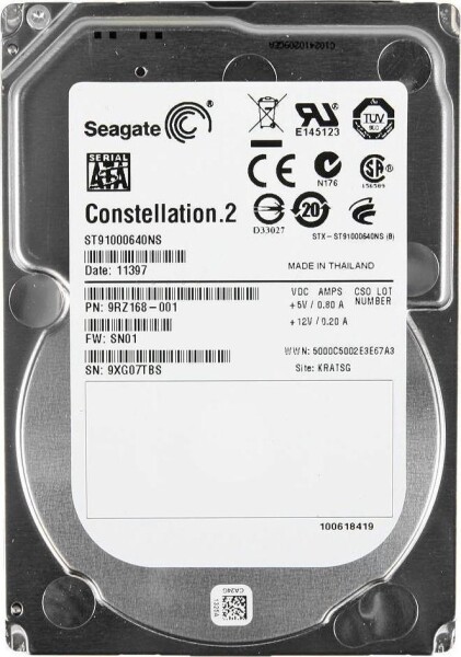 Seagate Constelrokovion.2 1TB 2.5" SATA III (ST91000640NS)