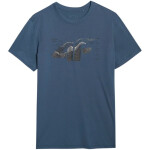 Pánske tričko 4F M2359 sea green 4FWAW25TTSHM2359 46S pánske S