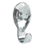 Spirella JEWEL samolepiaci háčik číry diamant / plast / 30 x 65 mm (7610583106728)