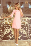 Dámske šaty 217-4 light salmon - NUMOCO XL