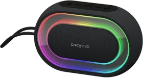 Creative repro HALO RGB čierna / mobilný bezdrôtový reproduktor (51MF8275AA000)