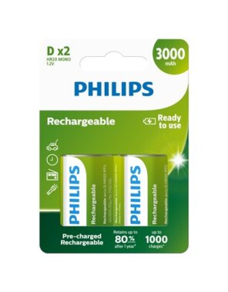 Philips batéria D Rechargeable - 2ks (R20B2A300/10)