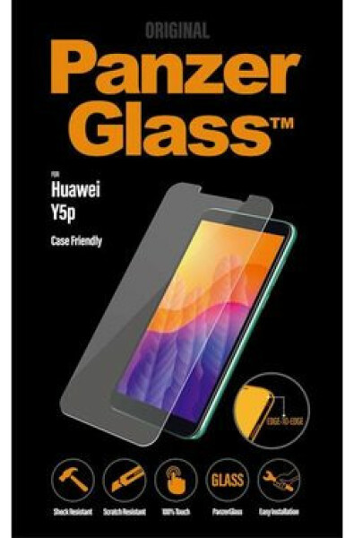 PanzerGlass Case Friendly Tvrdené sklo pre Huawei Y5p čierna (5711724053665)