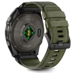 Tech-Protect Nylon Strap zelená / Remienok pre Garmin Fenix / 5X/5X PLUS/6X/6X Pro/7X/8 (51 mm) / Nylon