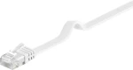 MicroConnect CAT6 U/UTP FLAT 5m biela / PVC (V-UTP605W-FLAT)