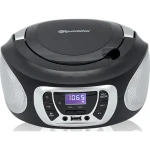 ROADSTAR CDR-365U/SL čierna / Rádio s CD prehrávačom / FM / PLL / CD / MP3 / 3.5mm / USB (7621800033000)
