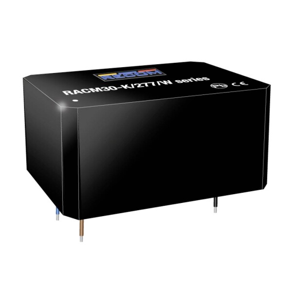 RECOM RACM30-15SK/277/W spínaný zdroj 15 V 2 A 30 W; RACM30-15SK/277/W
