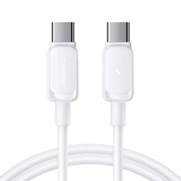 Joyroom S-A14 Nabíjací kábel USB-C(M) - USB-C(M) 60W 1.2m biela (6956116702663)