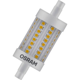 OSRAM 4058075432611 LED En.trieda 2021 E (A - G) R7s valcovitý tvar 8.2 W = 75 W teplá biela (Ø x d) 29 mm x 78 mm 1 ks; 4058075432611