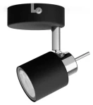 Philips Meranti čierna / Stropné bodové svietidlo / 1x GU10 / 35W / bez zdroja / IP20 (SKL000407634)