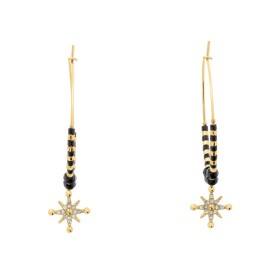 Pierre Lannier Luxusné kruhové náušnice s príveskom hviezdy Antharea BJ25A2231