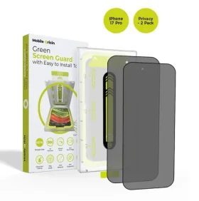 Mobile Origin Screen Guard s aplikátorom pre Apple iPhone 17 Pro / 2 kusy / Privátne sklo (SGA-FP-i17Pro-2pk)