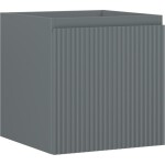 MEXEN/S - Rivel kúpeľňová skrinka pod umývadlo 45, 1 šuplík, reliéf, grafit mat 91A20-04547-1-BF66
