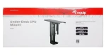 Equip 650892 čierna / Držiak PC pod stôl / 360° otočenie / nosnosť 10 kg / výška 365-596 mm (650892)