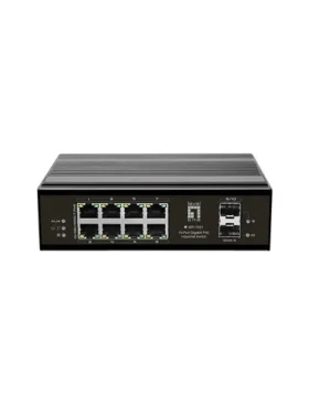 LevelOne IGP-1031 / Switch / Priemyselný / 8x GE PoE+ / 2x SFP / 240W / DIN / Neriadený (IGP-1031)