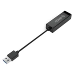 Orico UTJ-U3 čierna / Sieťová karta / USB-A 3.0 / Gigabit Ethernet