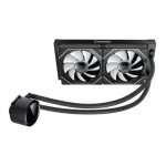 Gamemax Iceburg 240 Digital čierna / AIO vodný chladič CPU / 2x 120 mm (ICEBURG 240 DIGITAL BK)