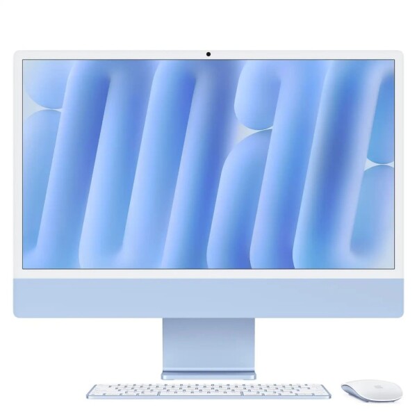 Apple APPLE iMac Z1E5 59,62cm 23,5Zoll Standardglas M4 8C CPU/8C GPU/16C N.E. 24GB 1TB SSD Gbit Eth MM MaKey DE Blau