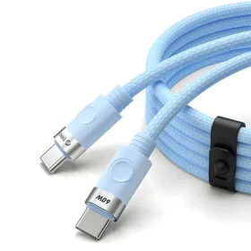 Orico CDX modrá / Nabíjací kábel USB-C - USB-C / Power Delivery 60W / 3A / 1 m