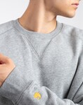 Carhartt WIP Chase Sweat Grey Heather / Gold XS