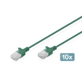 Digitus DK-1618-020S-G-10 RJ45 sieťové káble, prepojovacie káble CAT 6 U/UTP 2 m zelená 10 ks; DK-1618-020S-G-10