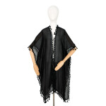 Art of Polo Poncho sz23181-4 Black UNI