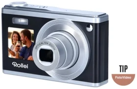 Rollei Compactline 10x čierna / Kompaktný fotoaparát / 20 Mpix / 10x zoom / 2,8" LCD / Full HD video (10300)